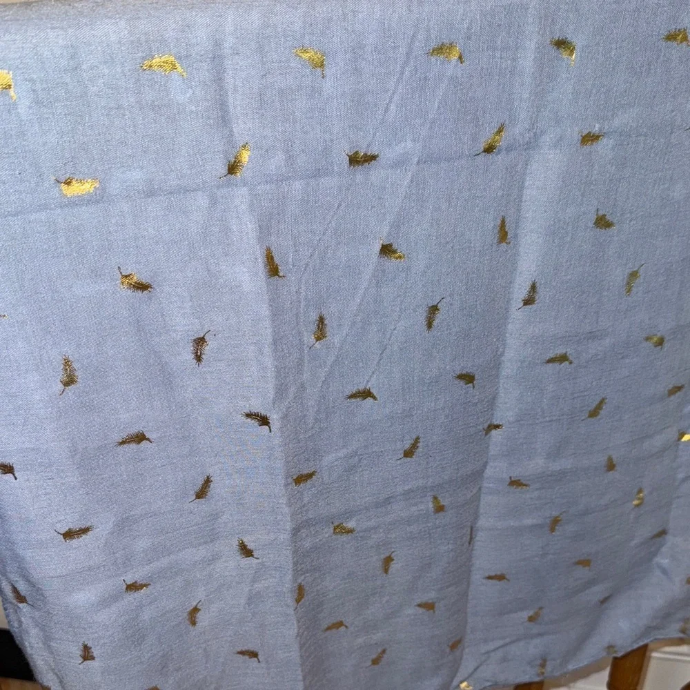 Blue and Gold Women's Scarf